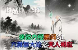 徐说内经素问68六微旨大论之天人相应